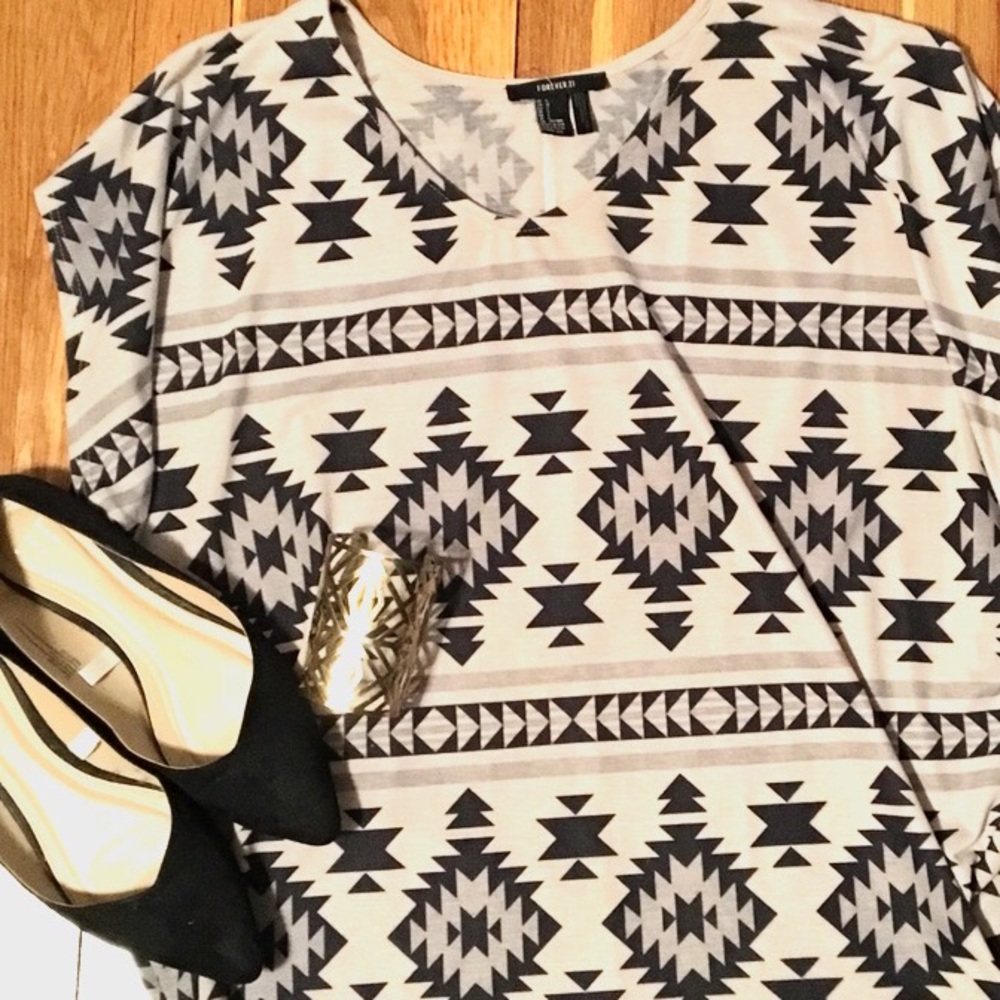 Forever 21 Aztec print top